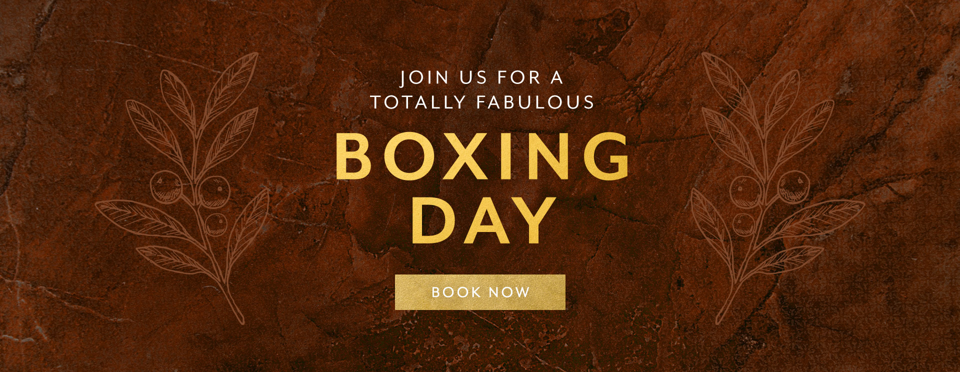 Boxing Day menu at The Swan