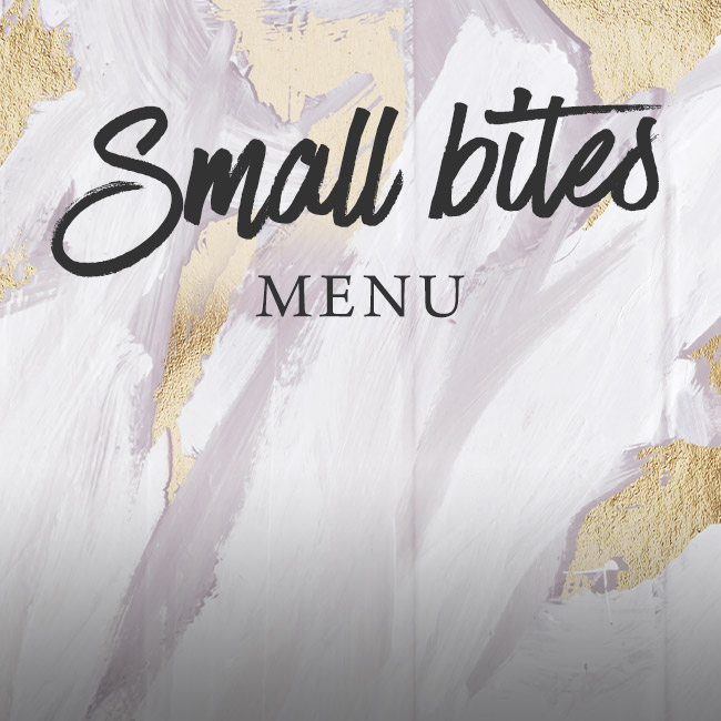 Small Bites menu at The Swan 